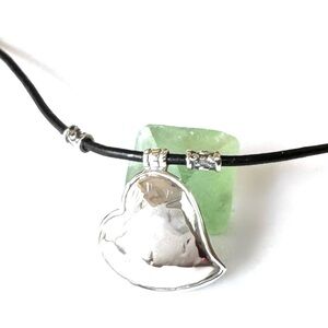 NEW SILPADA Necklace Sterling Silver Heart 18” Leather Cord N3235 NEW W/ TAGS